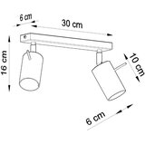  Sollux SL.0728 - Spot svetiljka RING 2xGU10/10W/230V | Eponuda.com