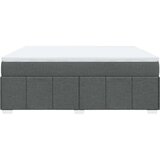vidaXL Okvir kreveta s oprugama i madrac svjetlosivi 180x200cm tkanina | shoptok.hr