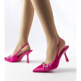 Gemre Pink high heels with a bow Wildrose | Shoptok.si