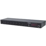 19 Intelligent 8-Port PDU, 19 Rackmountable C13 Intelligent Power Distribution Unit; Monitors Power, Temperature and Humidity