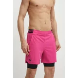 Under Armour Kratke hlače za vadbo Vanish moške, roza barva