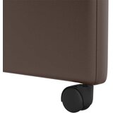  Blagovačke stolice s kotačima 2 pcs Smeđa 57 x 66 x 94 cm | shoptok.hr