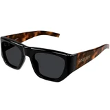 Saint Laurent SL740 004 ONE SIZE (52) Črna/Črna