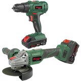 Womax akumulatorski set, bušilica gp-ab L20 li + brusilica gp-ws L20 li, 20V, 4 mah, | ePonuda.com