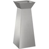  Stup saksija 2 pcs Srebrno 40 x 40 x 100 cm | shoptok.hr