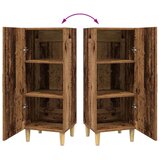 vidaXL Strani šal Star les 34,5 x 34 x 90 cm Konstruiran les, (5000108606) | Shoptok.si
