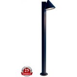 Mitea Lighting M2018/100-C IP44 1xGU10 MAT CRNA stubna spoljna lampa | ePonuda.com