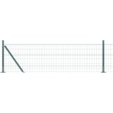 vidaXL Euro Ograda s 7 Flanširanih Stupova 0.6x10 m Galvanizirani Čelik | shoptok.hr