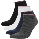 Defacto Men's 5-Piece Cotton Booties Socks Cene