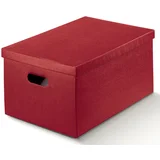 Kutija kartonska bordo sa poklopcem Velika-4634