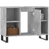  Kupaonski ormarić boja betona 80x33x60 cm od konstruiranog drva | shoptok.hr