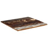  Četvrtasta stolna ploča 80x80 cm 25 - 27 mm od obnovljenog drva | shoptok.hr