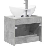  Set namještaja za kupaonicu Betonska siva Konstruirano drvo 62.5 x 44.5 x 50 cm | shoptok.hr