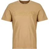 Embroidered Tee Established 1973 Bež