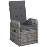  5-dijelni vrtni blagovaonski set s jastucima sivi | shoptok.hr