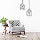 Toolight kristalna stropna svjetiljka srebrna APP727-1CP | shoptok.hr