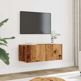 2-dijelni zidni TV ormarić Staro drvo 80x30x30 cm | shoptok.hr