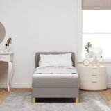 Box Spring krevet s madracem taupe 80x200 cm tkanina | shoptok.hr