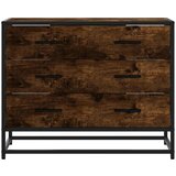vidaXL Ormar s ladicama dimljeni hrast 70x41x56 cm izrađeno drvo | shoptok.hr