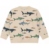 Hust & Claire Sweater majica 'Sejer' ecru/prljavo bijela / morsko plava / žad / pastelno narančasta