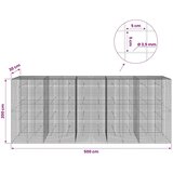  Gabion s žicom debljine 3 5 mm i mrežom 5x5 cm 500x30x200 cm - 30 cm 200 cm 500 cm | shoptok.hr