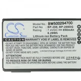 baterija BP-208 / BP-308 / BP-315 za canon DC30 / DC210 / MVX450 / optura S1, 850 mah kompatibilna