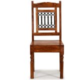 Maison Chic Jedilni stoli - Vzorci stoli 2 kosa trden les v barvi medu klasični A567, (22032672) | Shoptok.si