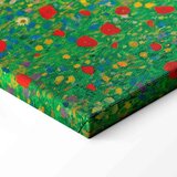  Slika - Gustav Klimt – Poppy Field 80x80 Na talijanskom platnu | shoptok.hr