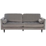 P & B 3-sedežna Zofa Janina Sivi Velvet 211x88 Cm | Shoptok.si
