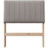 vidaXL tapecirano vzglavje taupe 80 cm masivno borovo les | Shoptok.si