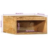  Zidni TV ormarić 40x30x19 cm Puno grubo drvo Mango | shoptok.hr