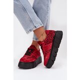 VINCEZA Suede Insulated Women's Sneakers On a Thick Platform | shoptok.hr