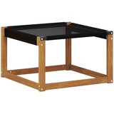  Set vanjskih sofa 4 kom. Prirodna i crna | shoptok.hr