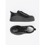 Shelvt Black platform sneakers | Shoptok.si