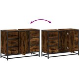 vidaXL Kupaonski ormarić za umivaonik boja hrasta 80x33x60 cm drveni | shoptok.hr