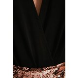 Trendyol Black Double Breasted Collar Knitted Body | ePonuda.com
