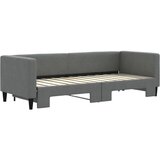  Dnevni krevet na razvlačenje bez madraca tamnosivi 80x200 cm | shoptok.hr