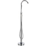  Prostostoječi tuš s pipo za kad iz nerjavečega jekla 118,5 cm | Shoptok.si