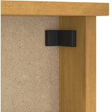  Zidna vješalica za kapute SANDNES 45x12x35 cm puno drvo bor | shoptok.hr