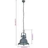  Viseća svjetiljka 34x34x146 cm aluminijska | shoptok.hr