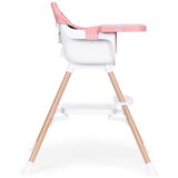 ECO TOYS Dječja stolica za hranjenje 2-u-1, roza, | shoptok.hr