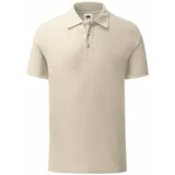 Fruit Of The Loom Men's beige Iconic Polo Friut of the Loom T-shirt