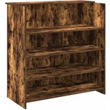 Maison Chic sprejemna miza - računalniška miza - pisarniška miza dimljeni hrast 100x50x103,5 cm inženirski les, (21785147) | Shoptok.si