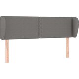  Vzglavje z ušesi temno sivo 147x23x78/88 cm blago, (20737639) | Shoptok.si