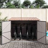  Kolesarska lopa 3 pcs Rjava 215 x 206 x 157 cm Kovina - - Rjava - 67.7 - 215 x 206 x 157 cm - 2025- | Shoptok.si