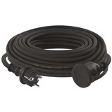  Zunanji podaljšek 25 m / 1 vtičnica / črni / guma-neopren / 250 V / 2,5 mm2 Cene