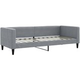  Dnevni krevet na razvlačenje svjetlosivi 80 x 200 cm od tkanine | shoptok.hr