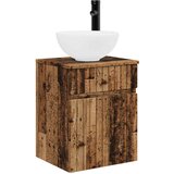  Set ormarića za kupaonicu 5 pcs Staro drvo 40 x 10,5 x 60,5 cm | Shoptok.si