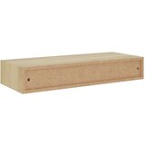 vidaXL Stenska polica s predalom hrast 60x23,5x10 cm mediapan | Shoptok.si