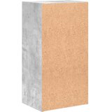 Ormarić za knjige s 2 razine boja betona 40x30x76,5 cm drveni | shoptok.hr